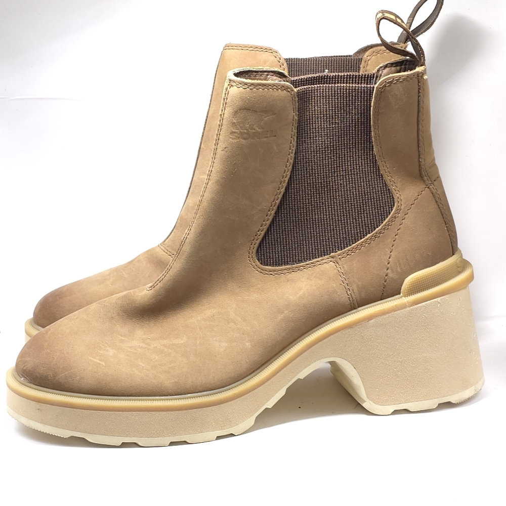 Sorel Women's Hi-Line Heel Chelsea Boot Sz 9